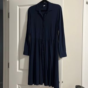 Old Navy Navy Midi Dress